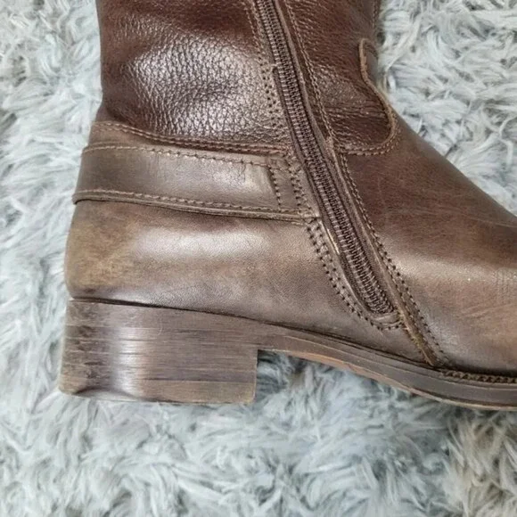 Aldo Brown Leather Boots - Size 7 - Picture 4 of 10